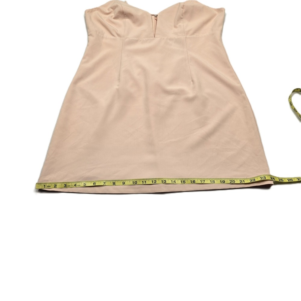 Lulus Women's Sultry Moments Blush Pink V-Neck Sleeveless Mini Dress Size XL - Picture 9 of 10